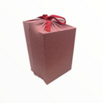 Load image into Gallery viewer, red and white stripes sustainable and reusable fabric gift bag  
